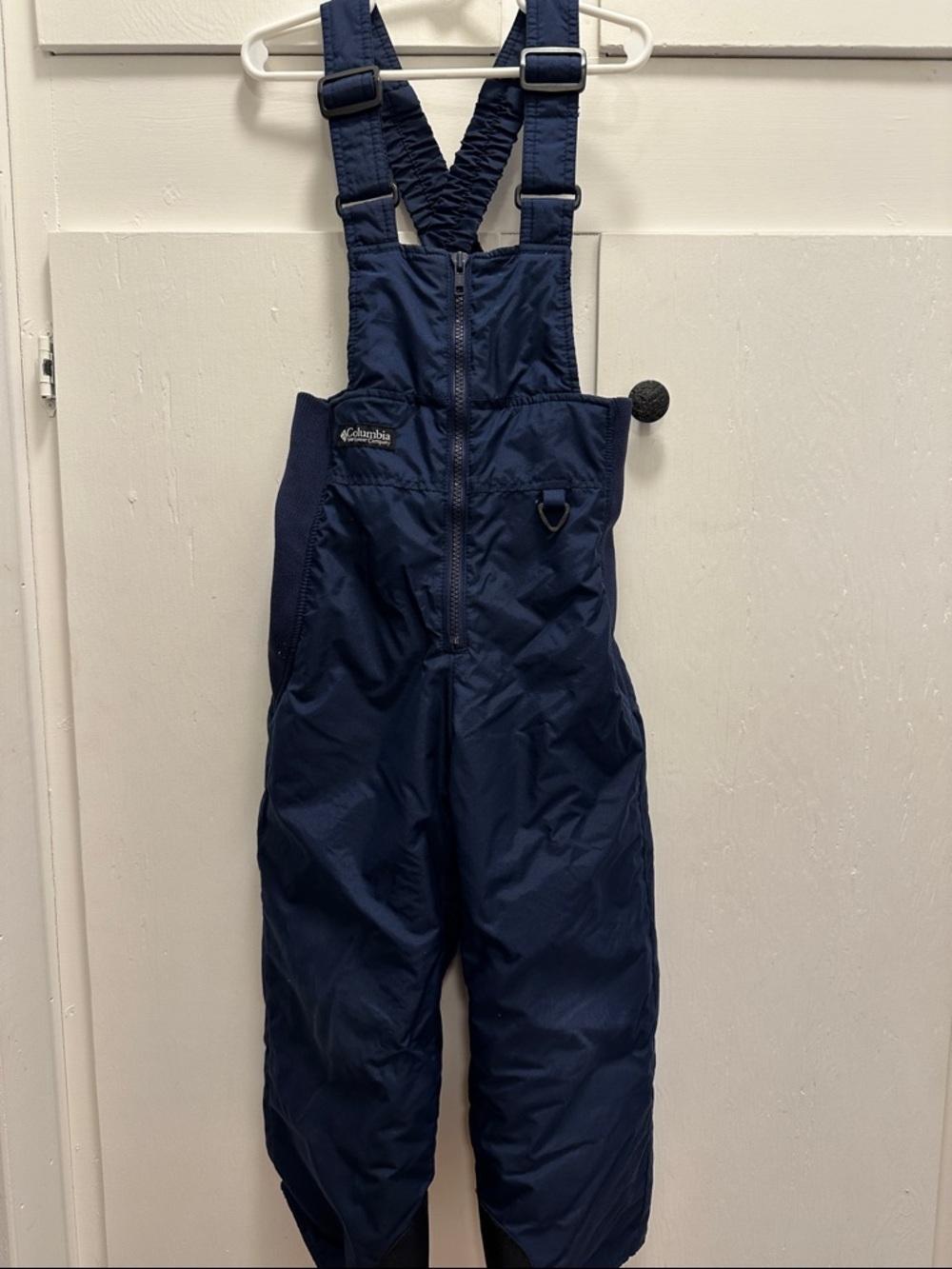 Columbia Navy Kids Snow Bib Overalls 4/5